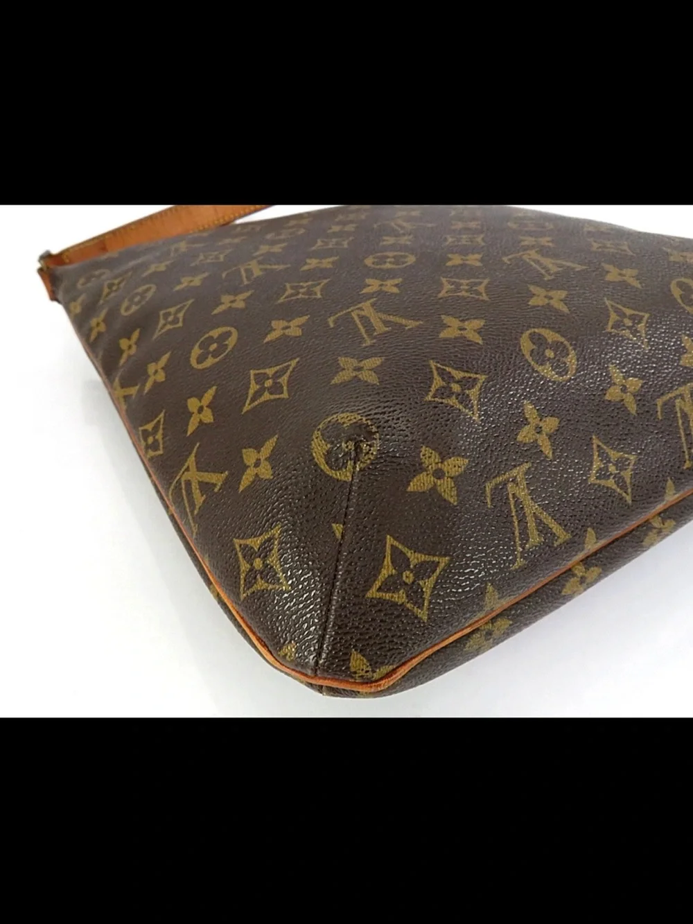 Louis Vuitton Monogram Canvas Messenger Bag in Brown and Tan